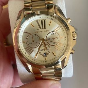Michael Kors Bradshaw unisex gold watch